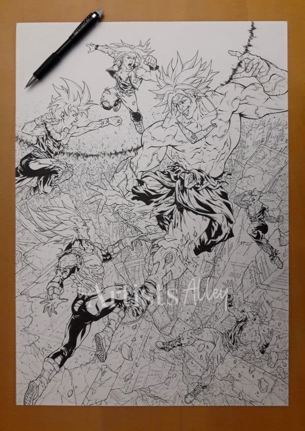 Dessin original Dragon Ball Z - 2624