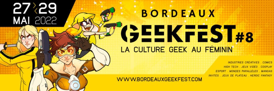 Affiche du Bordeaux Geekfest 2022