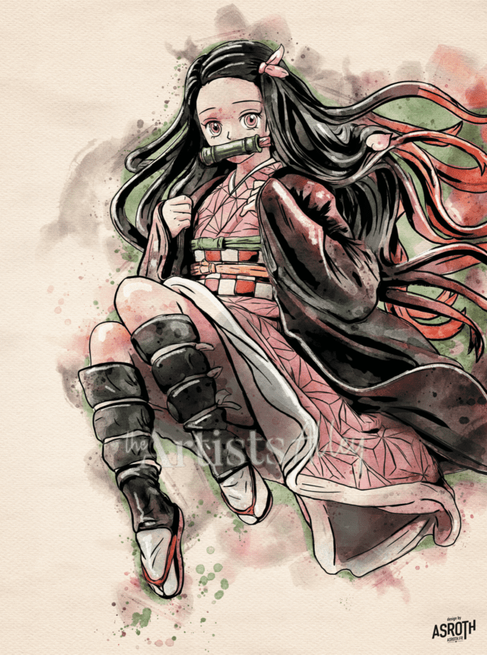 Nezuko Demon slayer The Artists Alley
