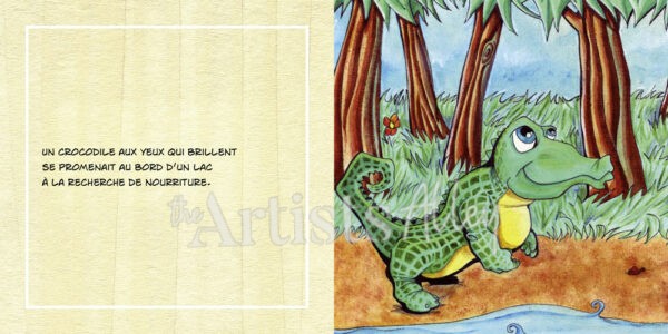 Un crocodile aux dents poilues (livre jeunesse) - 4359