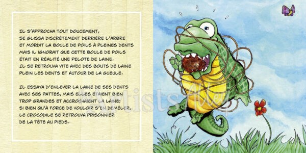 Un crocodile aux dents poilues (livre jeunesse) - 4361