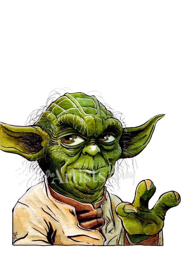 Yoda | portrait (original) - 4334