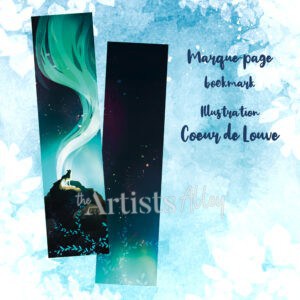 Marque-page illustration Cœur de Louve