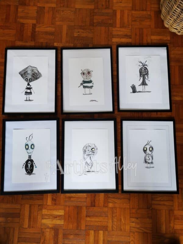 Lot 6 Monsters children Tim Burton - 6611