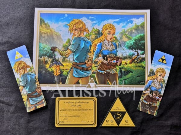 Print Zelda : Breath of the Wild ( format A4 ) - 6944