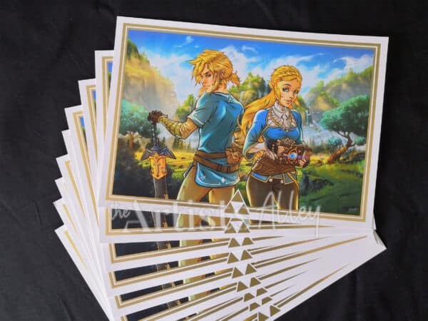 Print Zelda : Breath of the Wild ( format A4 ) - 6945
