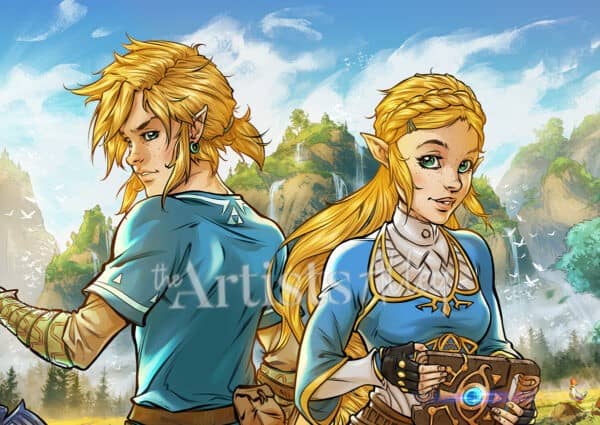 Print Zelda : Breath of the Wild ( format A4 ) - 6887