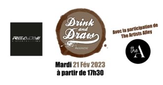 Rendez-vous pour le Drink’N’Draw Avignon avec Miloeden Art