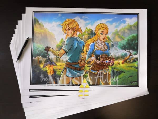 Print Zelda : Breath of the Wild ( grand format ) - 7283