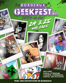 Affiche Bordeaux Geekfest 2025