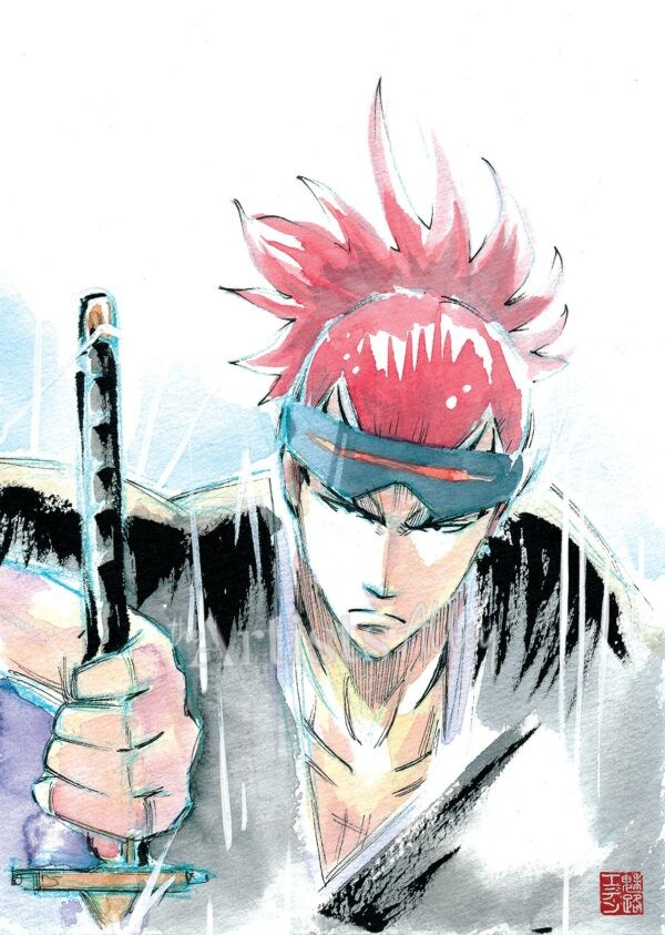 Bleach – fukutaicho from the 6th division – Renji A – PRINT - 10270