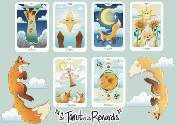 Campagne Ulule Tarot des renards par l'artiste Fooxyla