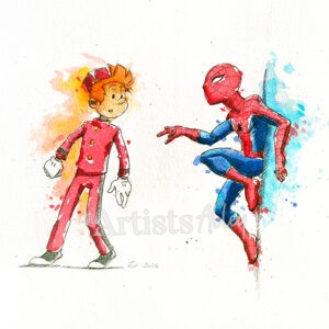 Quand Spirou rencontre Spiderman
